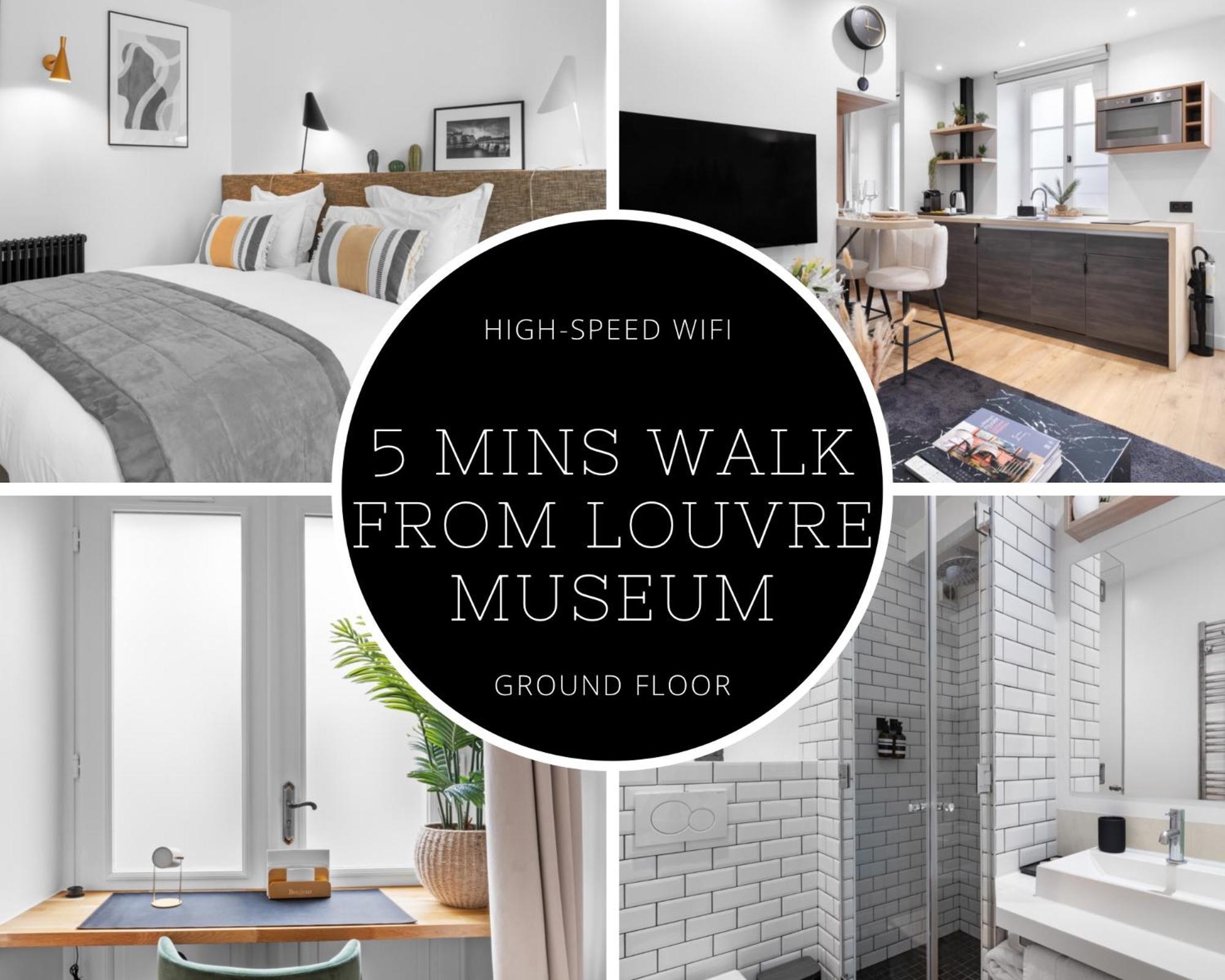 Appartement 30M2 Cosy A 5 Min A Pied Du Musee Du Louvre Paris Exteriör bild